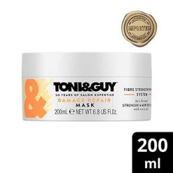 toni guy damage repair hair mask with keratin actives for dry damaged 1 2 Toni&Guy Damage Repair Hair Mask with Keratin Actives for Dry, Damaged & Frizzy Hair, Intense Nourishing & Repair Formula for Soft & Shiny Hair,...