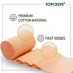 top crepe cotton crepe bandage width 10 cm x 4 m stretch length 5 Top Crepe Cotton Crepe Bandage (Width 10 Cm X 4 M Stretch Length)