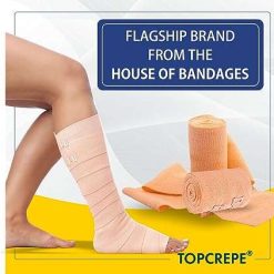 top crepe cotton crepe bandage width 10 cm x 4 m stretch length 6 Top Crepe Cotton Crepe Bandage (Width 10 Cm X 4 M Stretch Length)