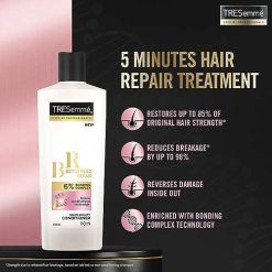tresemme keratin repair bond strength conditioner unscented for all hair 3 Tresemme Keratin Repair Bond Strength Conditioner Unscented for All Hair Types 190ml, With Protein Bond Plex Hair Strength, Strengthens Hair Up To...