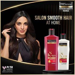 TRESemme Keratin Smooth Shampoo 1 L, With Keratin & Argan Oil for Straighter, Shinier Hair - Nourishes Dry Hair & Controls Frizz, For Men & Women 10 tresemme keratin smooth shampoo 1 l with keratin argan oil for straighter 1 3 TRESemme Keratin Smooth Shampoo 1 L, With Keratin & Argan Oil for Straighter, Shinier Hair - Nourishes Dry Hair & Controls Frizz, For Men & Women