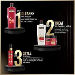 TRESemme Keratin Smooth Shampoo 1 L, With Keratin & Argan Oil for Straighter, Shinier Hair - Nourishes Dry Hair & Controls Frizz, For Men & Women 13 tresemme keratin smooth shampoo 1 l with keratin argan oil for straighter 1 6 TRESemme Keratin Smooth Shampoo 1 L, With Keratin & Argan Oil for Straighter, Shinier Hair - Nourishes Dry Hair & Controls Frizz, For Men & Women