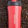tumbler mug with lid 400ml red Tumbler Mug With Lid - 400mL, Red