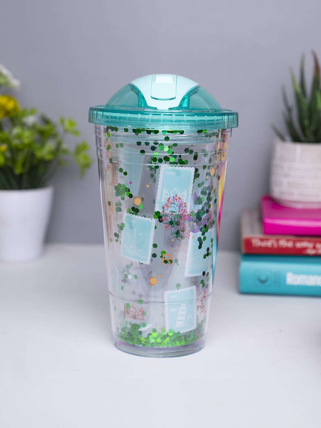 Tumbler Sipper Cup - Blue, 450mL 4 Tumbler Sipper Cup - Blue, 450mL - Image 2