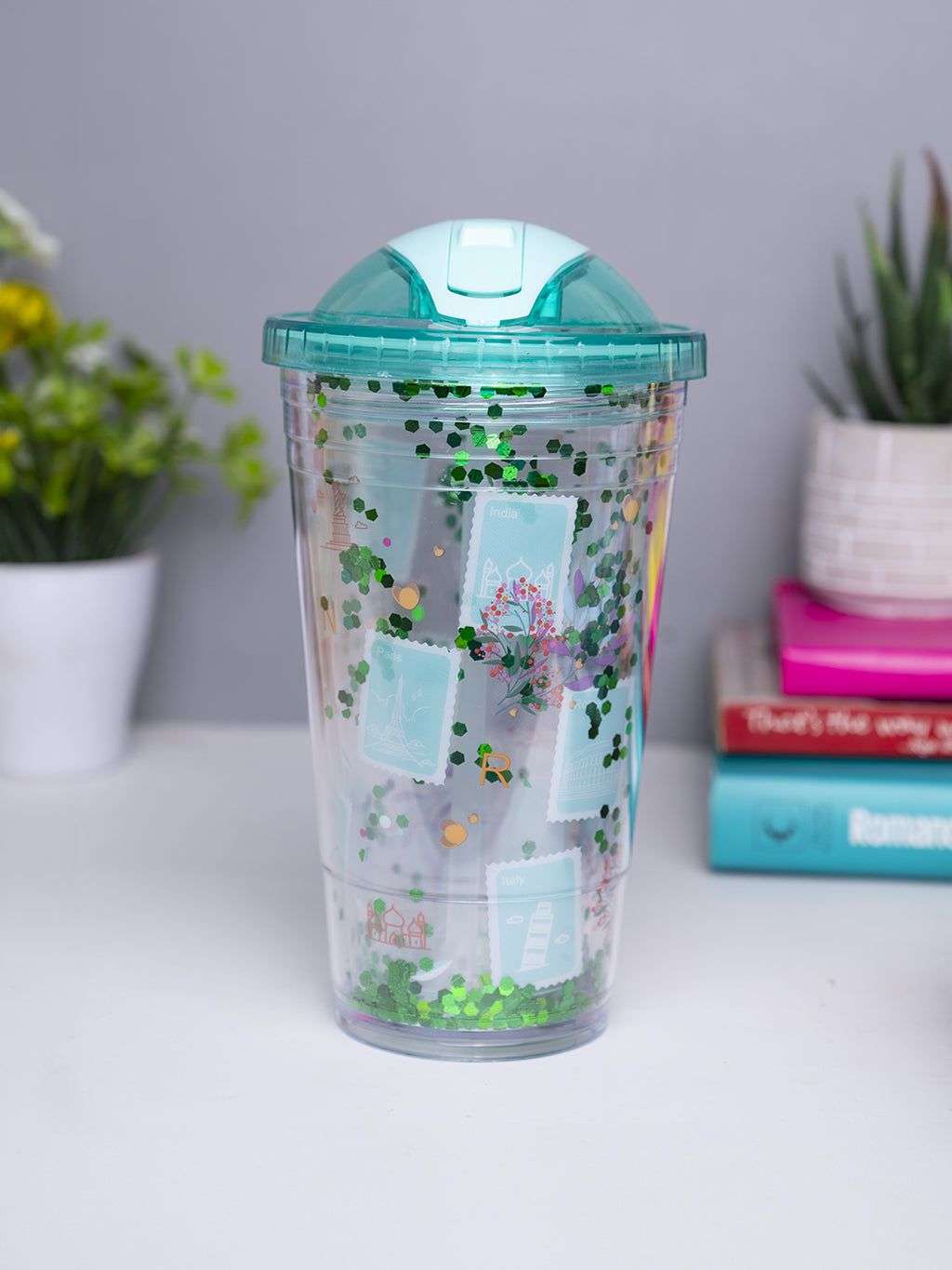 Tumbler Sipper Cup - Blue, 450mL 3 Tumbler Sipper Cup - Blue, 450mL