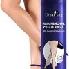 Urban yog Hair Removal Cream Spray for Women | Painless Body Hair Removal Spray for legs, hands, underarm & back (130 ML, Tulip (Blue))