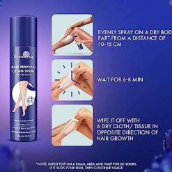 Urban yog Hair Removal Cream Spray for Women | Painless Body Hair Removal Spray for legs, hands, underarm & back (130 ML, Tulip (Blue)) 12 urban yog hair removal cream spray for women painless body hair removal 4 Urban yog Hair Removal Cream Spray for Women | Painless Body Hair Removal Spray for legs, hands, underarm & back (130 ML, Tulip (Blue))