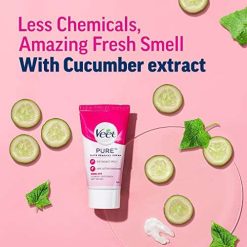 veet pure hair removal cream for women with no ammonia smell normal skin 1 5 Veet Pure Hair Removal Cream for Women With No Ammonia Smell, Normal Skin - 100g | Suitable for Legs, Underarms, Bikini Line, Arms | 2x Longer...