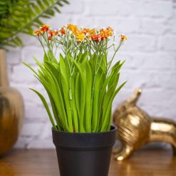 von casa skyblue flower artificial potted plant 1 VON CASA Skyblue Flower Artificial Potted Plant