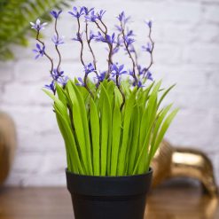 von casa white flower decorative artificial potted plant 1 VON CASA White Flower Decorative Artificial Potted Plant