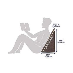 Wakefit Orthopaedic High Resilience Foam and Memory Foam Pillow Wedge - Medium Size 18" X 17.5" X 11" (Brown) Pack of 1 12 wakefit orthopaedic high resilience foam and memory foam pillow wedge 1 3 Wakefit Orthopaedic High Resilience Foam and Memory Foam Pillow Wedge - Medium Size 18" X 17.5" X 11" (Brown) Pack of 1