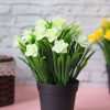 White Artificial Flower With Pot 2 white artificial flower with pot White Artificial Flower With Pot