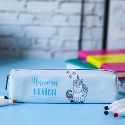 white unicorn cute pencil pouch 1 White Unicorn Cute Pencil Pouch