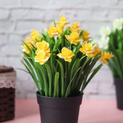 Yellow Artificial Flower With Pot 5 yellow artificial flower with pot 1 Yellow Artificial Flower With Pot