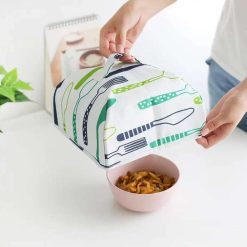 5864 Foldable Food Covers Anti-dust Heat Preservation Anti Fly Mosquito Kitchen Lid Foldable Cover for Hot Food Food Dish Insulation Cover, Food...