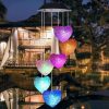 8316 Solar Powered LED Wind Chime Light 6LED Colorful Chime Craft Wind bell Wind Heart Decor Outdoor Decorative Wind Portable 2 8316 solar powered led wind chime light 6led colorful chime craft wind bell 8316 Solar Powered LED Wind Chime Light 6LED Colorful Chime Craft Wind bell Wind Heart Decor Outdoor Decorative Wind Portable