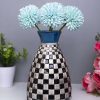 Decorative Flower Vase - Black, White and Blue 2 decorative flower vase black white and blue Decorative Flower Vase - Black, White and Blue