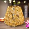 golden tea light holder Golden Tea Light Holder