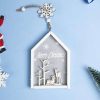 House Design - "Merry Christmas" Hanging Plaque Set Of 2 Pcs