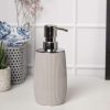 market99 320ml striped liquid soap dispenser 320mL Striped Liquid Soap Dispenser