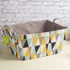 Canvas Fabric Storage Basket 1 market99 canvas fabric storage basket Canvas Fabric Storage Basket