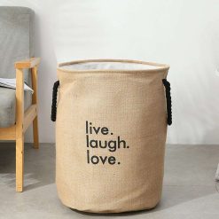 Canvas Laundry Storage Basket - 80 Litre