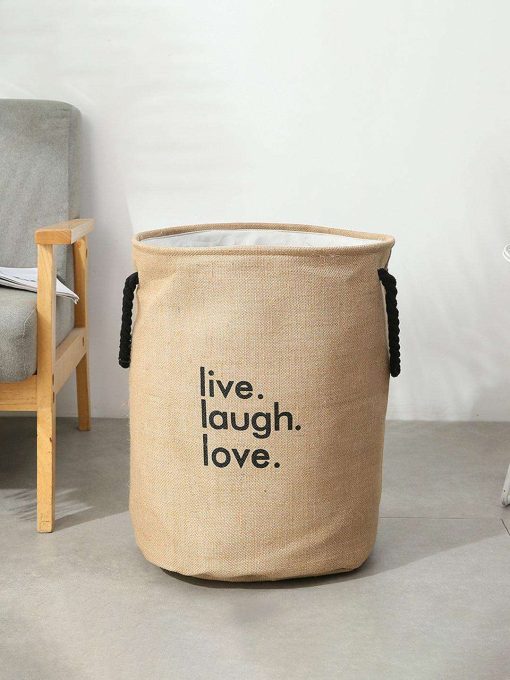 Canvas Laundry Storage Basket - 80 Litre