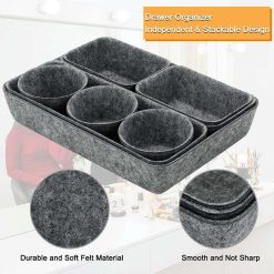 Rectangular Felt Desk Organizer