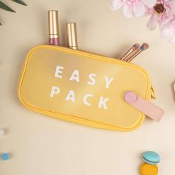 Rectangular Plastic Travel Pouch
