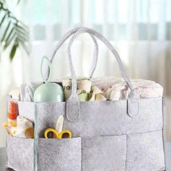 Square Felt Home Storage Organizer - 34X24X18Cm