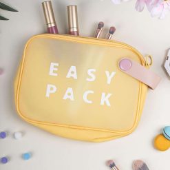 Square Plastic Travel Pouch