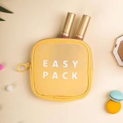 Square Plastic Travel Pouch - Easy Pack