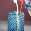 market99 toothbrush holder with diamond cut square paste holder Toothbrush Holder With Diamond Cut Square Paste Holder