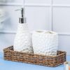 White Luster Ceramic Bathroom, Pack Of 3 1 market99 white luster ceramic bathroom pack of 3 White Luster Ceramic Bathroom, Pack Of 3