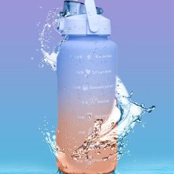 Motivational Sipper Water Bottle with Time & Level Marker, Blue Orange, 2 Liter 5 motivational sipper water bottle with time level marker blue orange 2 liter 1 Motivational Sipper Water Bottle with Time & Level Marker, Blue Orange, 2 Liter
