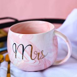 mrs royal marble mug 350ml pink 1 Mrs. Royal Marble Mug - 350mL, Pink