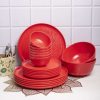 Red Dinner Sets - 20 Pcs 1 red dinner sets 20 pcs Red Dinner Sets - 20 Pcs