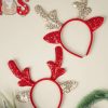 Reindeer Horn Red & Golden - Christmas Reindeer Antlers Head Band Set Of 2 Pcs 1 reindeer horn red golden christmas reindeer antlers head band set of 2 pcs Reindeer Horn Red & Golden - Christmas Reindeer Antlers Head Band Set Of 2 Pcs