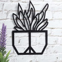 Table Planters Shaped Metal Wall Art