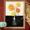 Wall Décor Painting - Fruit Flower Pot