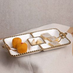 white chip dip dish 1 White Chip & Dip Dish