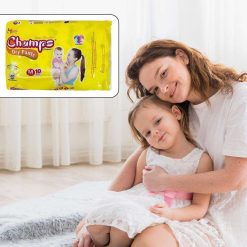 0966 Medium Champs Dry Pants Style Diaper- Medium (10 pcs) Best for Travel Absorption, Champs Baby Diapers, Champs Soft and Dry Baby Diaper Pants...