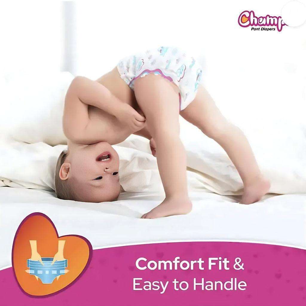 0967 Baby Diaper High Absorbent Pant Diapers, Champs Soft and Dry Baby Diaper Pants S 5 Pcs (Large , L5 Pieces) 3 0967 Baby Diaper High Absorbent Pant Diapers, Champs Soft and Dry Baby Diaper Pants S 5 Pcs (Large , L5 Pieces)