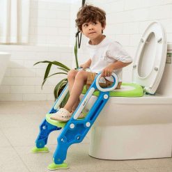 1483 2 in 1 Training Foldable Ladder Potty Toilet Seat for Kids -----