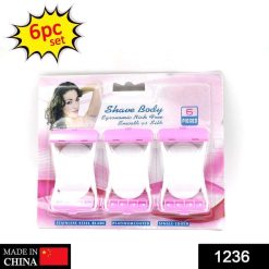 1492 Disposable Body Skin Hair Removal Razor for Women Pack of 6