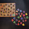 3495 Wooden Capital Alphabets Letters Learning Educational Puzzle Toy for Kids.