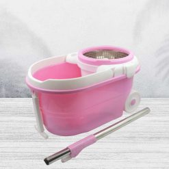 4105 Mop with Bucket For Floor Cleaning With Steel Spin /Mop for Floor Cleaning / Floor Cleaner Mop / Spin Mop / Magic Mop / Mop Stick / Spin Mop...