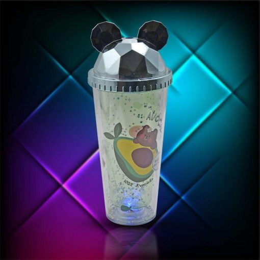 6883D LED Light Unicorn Kids water sipper " Water Sipper For Boys (1 pcs) Space Water Sipper for Kids - BPA-Free, Leak-Proof, and Easy to Clean-...