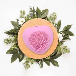 6996 Waterproof Face Wash Brush, Face Scrubber Facial Cleansing Brush Exfoliating Silicone Face Hot Compress Scrubber Cleaning, for Deep Skin Care...