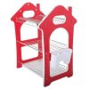 7795 dish rack for kitchen 3 layer dish drainer rack stainless steel crockery 7795 Dish Rack for Kitchen 3 Layer Dish Drainer Rack Stainless Steel Crockery Holder Cutlery Plate Holder Glass Utensils Storage Organize
